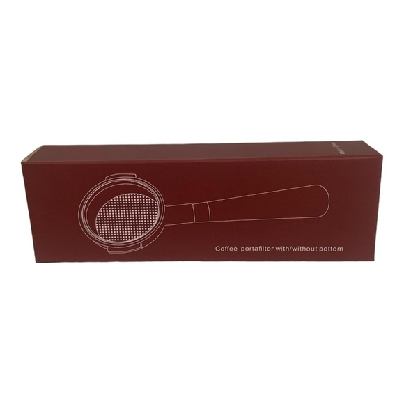 NIB COFFEE Portafilter Wood Handle Espresso Coffee Bottomless Filter Holder - Picture 2 of 6